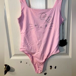 Hello Kitty Body suit Baby pink Brand New✨